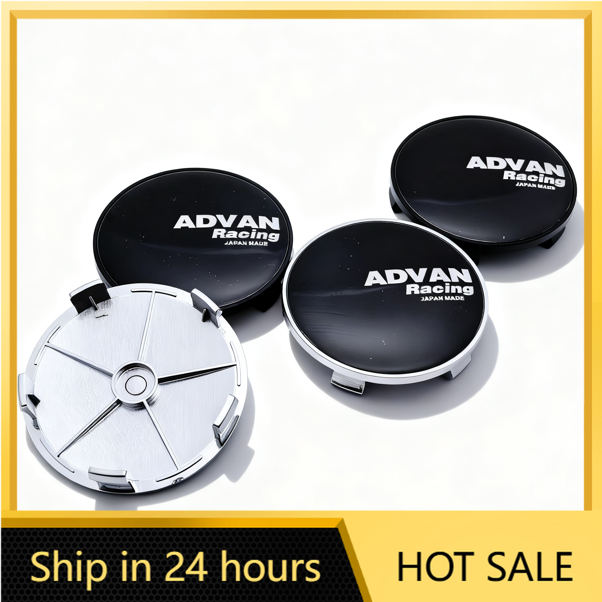 Car Accessories Jdm - 4pcs JDM ADAVN Racing Logo Emblem