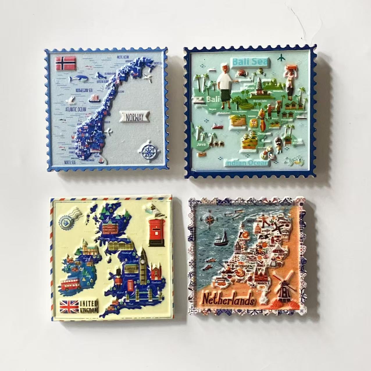 Car Accessories Bali - Countries Travel Souvenir Fridge Magnets UK