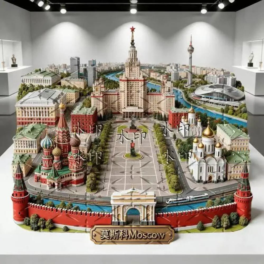 3D Embossed Moscow Red Square  – Car Accessories Bali recenzja i cena