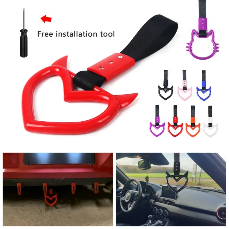 1PC New JDM Tsurikawa Handle R – Car Accessories Jdm recenzja i cena