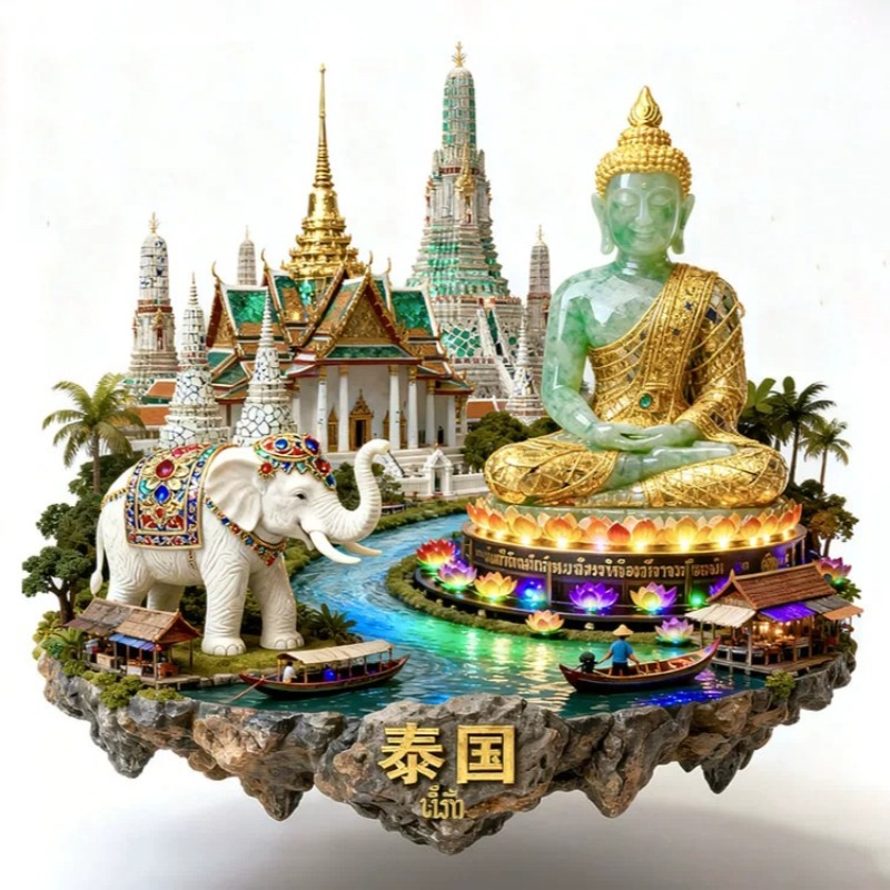 Thailand Fridge Magnets Metal  – Car Accessories Bali recenzja i cena