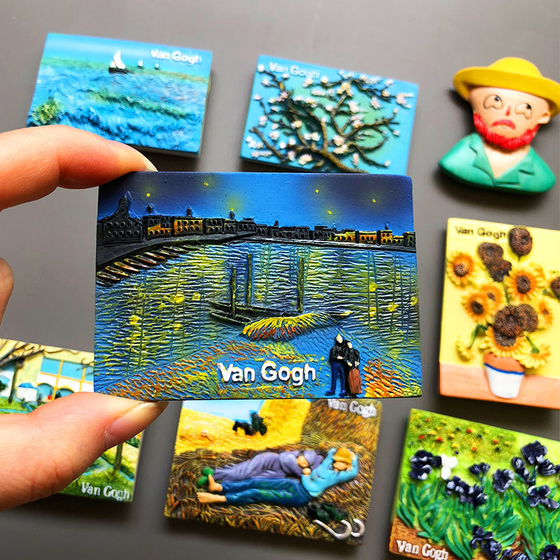 Cartoon Van Gogh resin refrige – Car Accessories Bali recenzja i cena