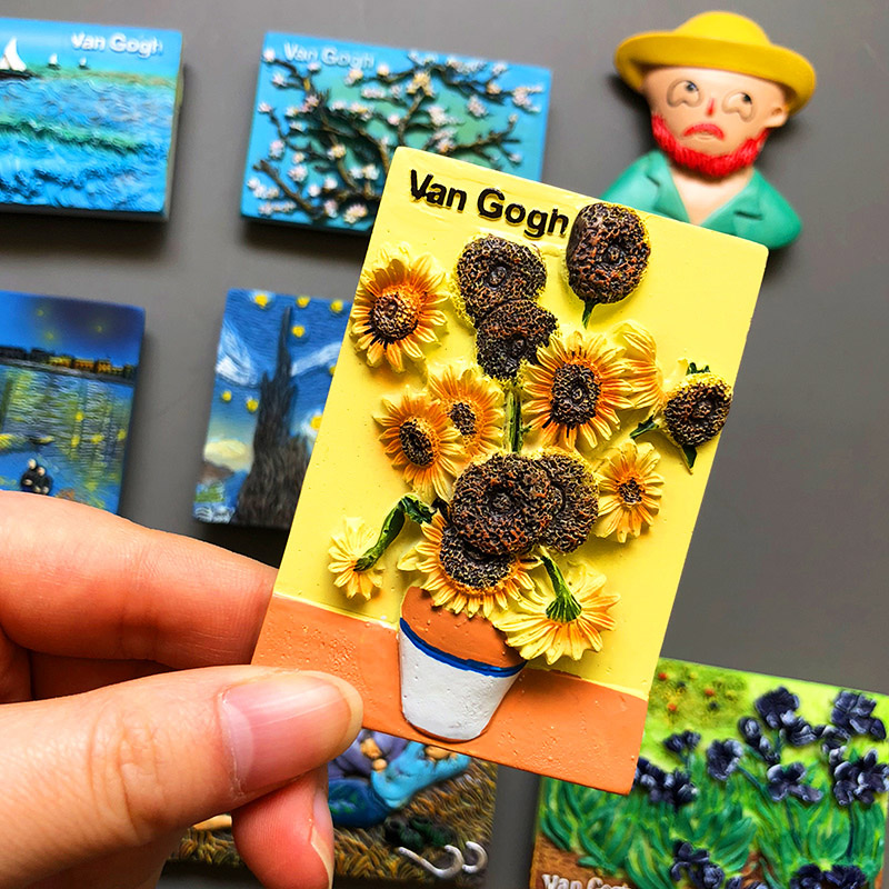 Cartoon Van Gogh resin refrige – Car Accessories Bali recenzja i cena