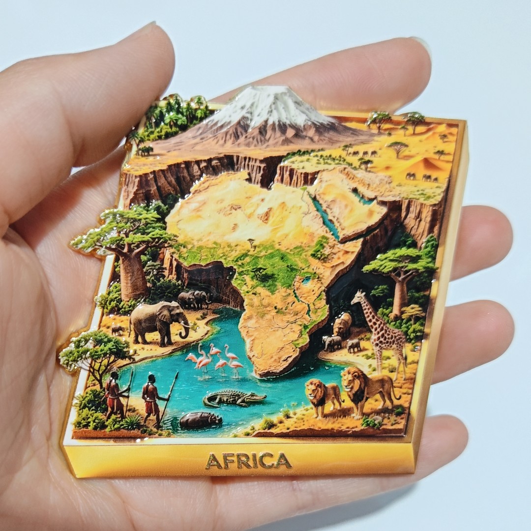 Africa Fridge Magnets Metal Ma – Car Accessories Bali recenzja i cena