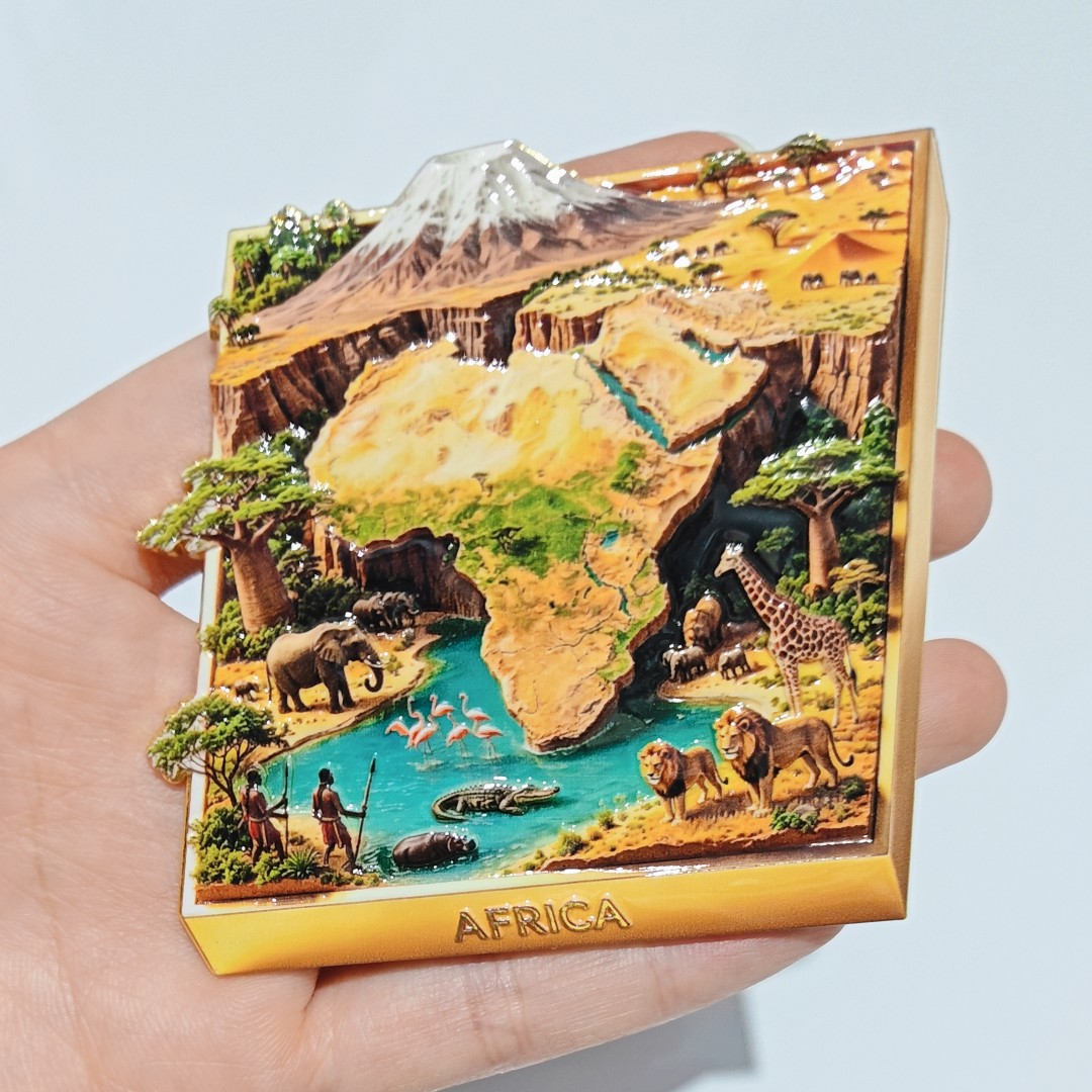 Africa Fridge Magnets Metal Ma – Car Accessories Bali recenzja i cena