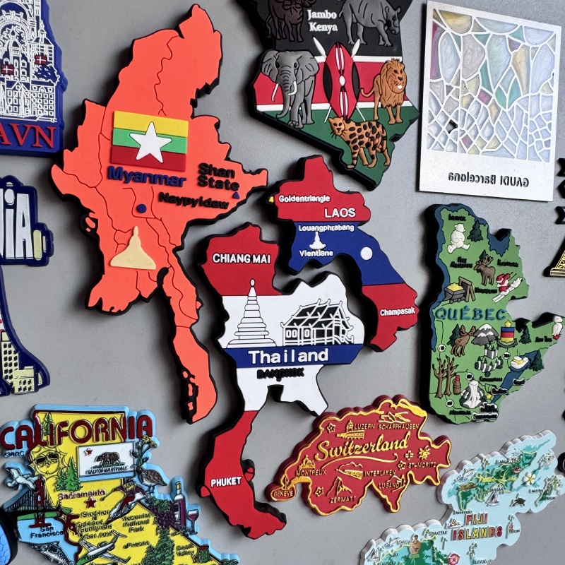 PVC Fridge Magnet Myanmar Thai – Car Accessories Bali recenzja i cena