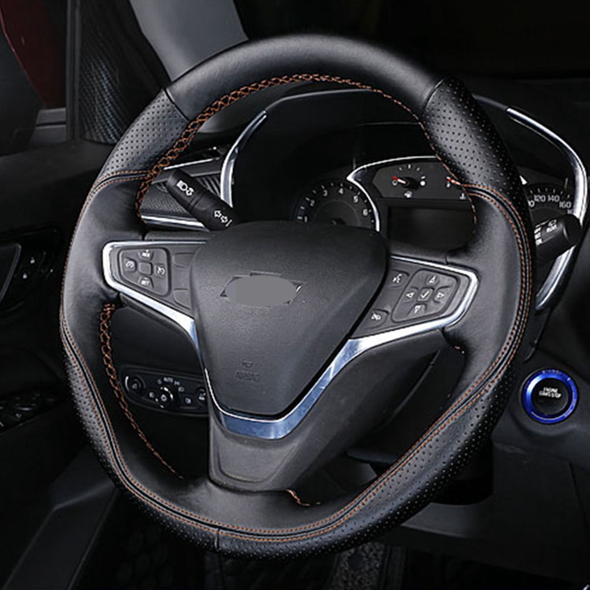 DIY Genuine leather Car Steeri – Car Accessories Xl6 recenzja i cena