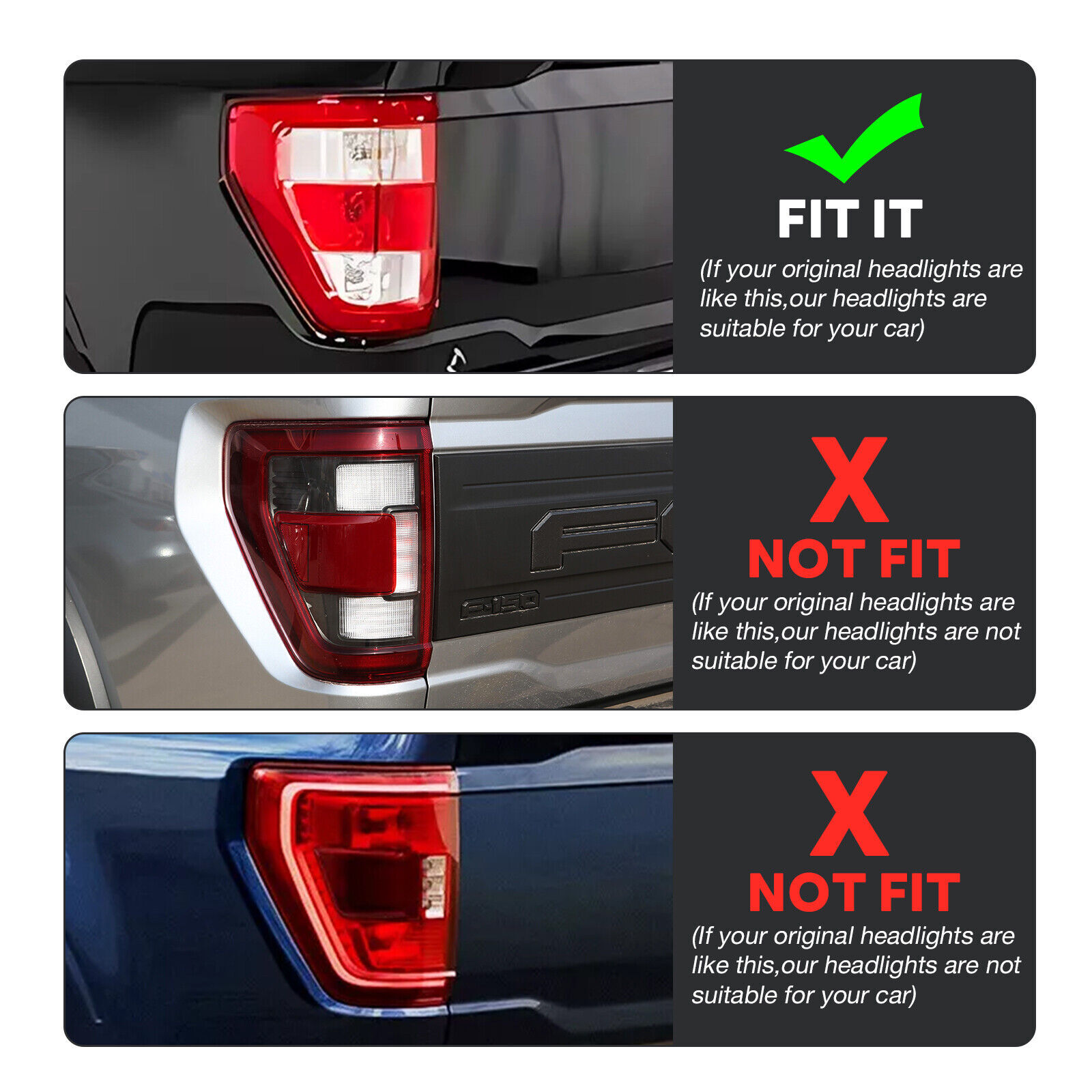 LED Tail Lights Fit For Ford F – Car Accessories Xl6 recenzja i cena