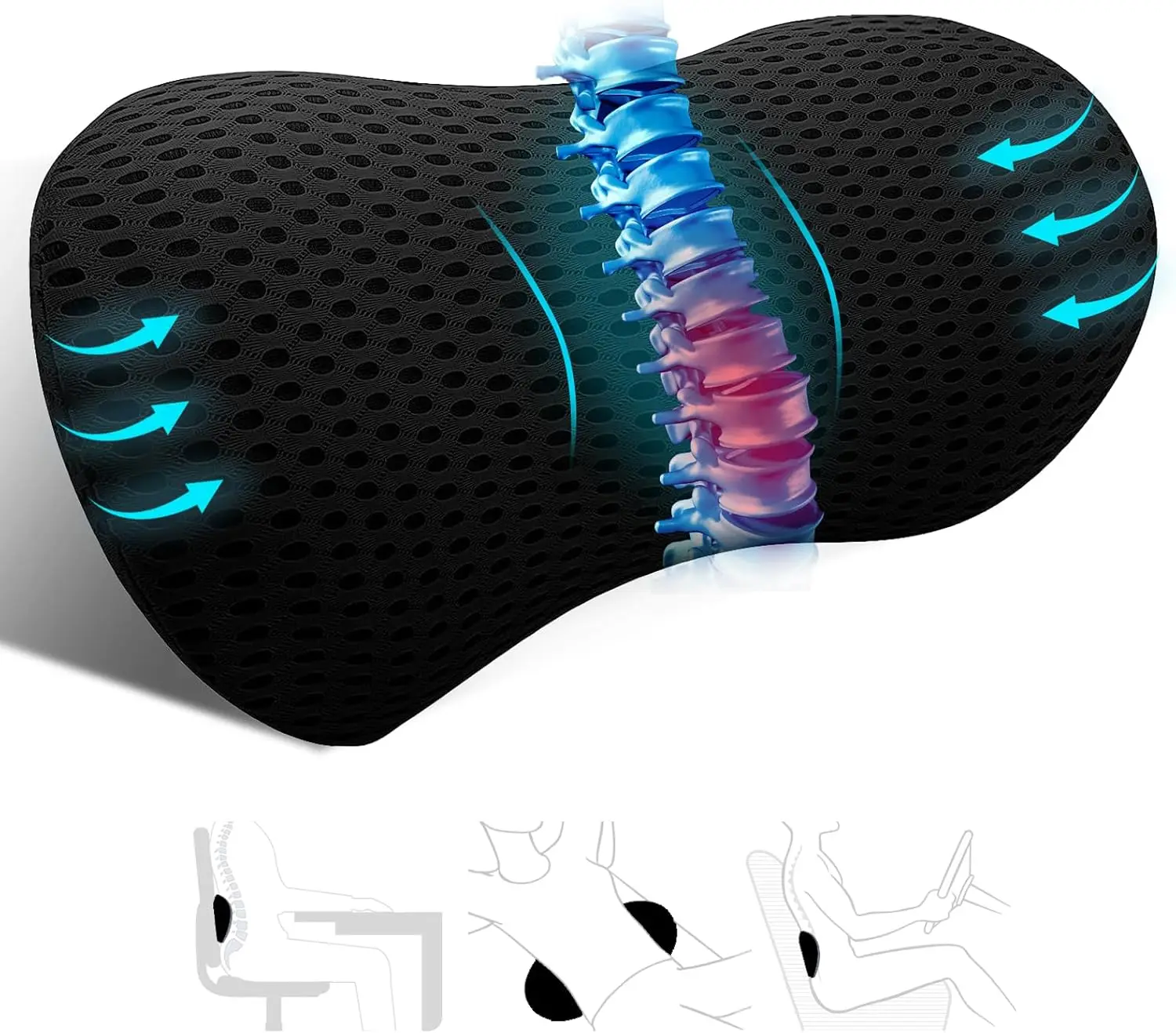 Breathable Memory Cushion Inte – Car Accessories Limassol recenzja i cena